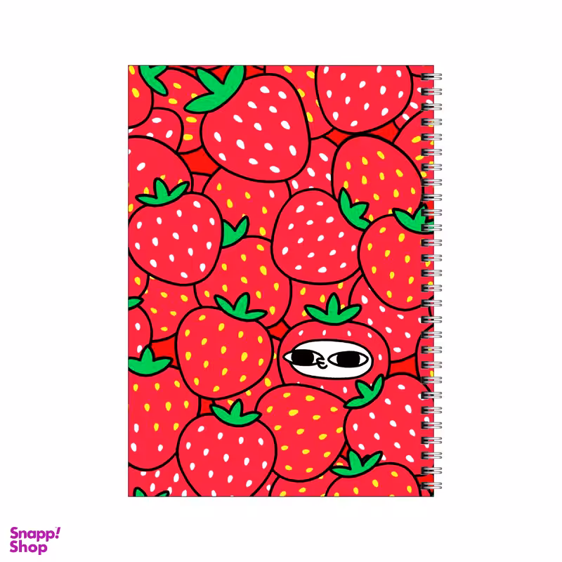 دفتر مشق 100 برگ بامبیلیپ طرح شخصی در میان توت فرنگی ها کد 6960870