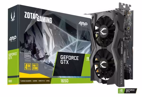 VGA ZOTAC Gaming Geforce GTX 1650 AMP Core 4GB 128Bit GDDR6 | کارت گرافیک زوتک