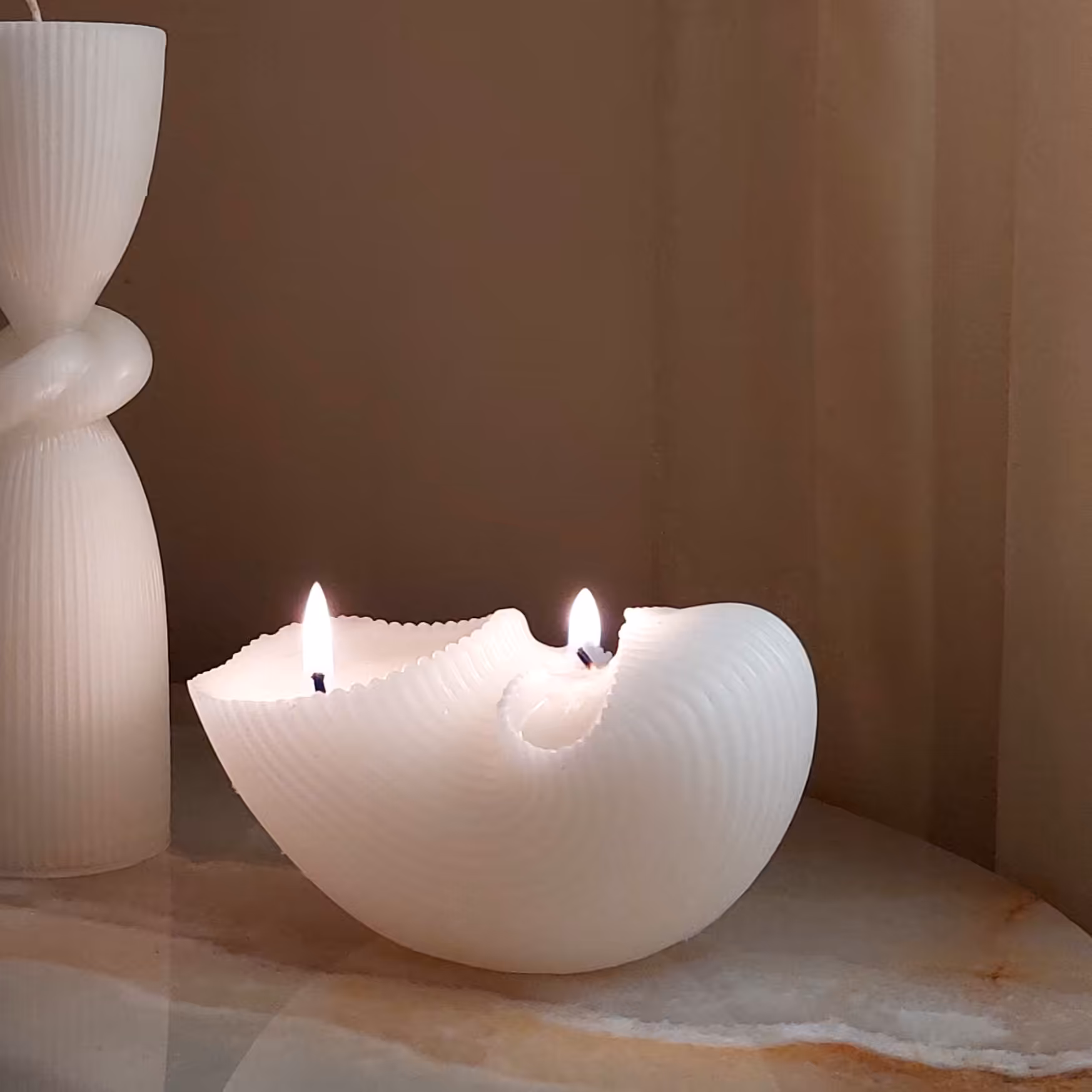 شمع صدف حلزونی یک عدد