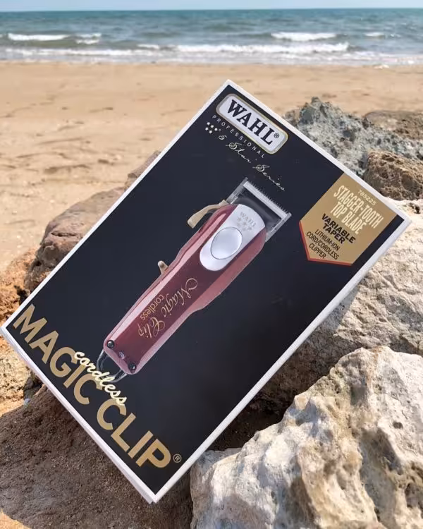 ماشین اصلاح وال مجیک قرمز شارژی جعبه مشکی Wahl Magic Red Cordless Black Box