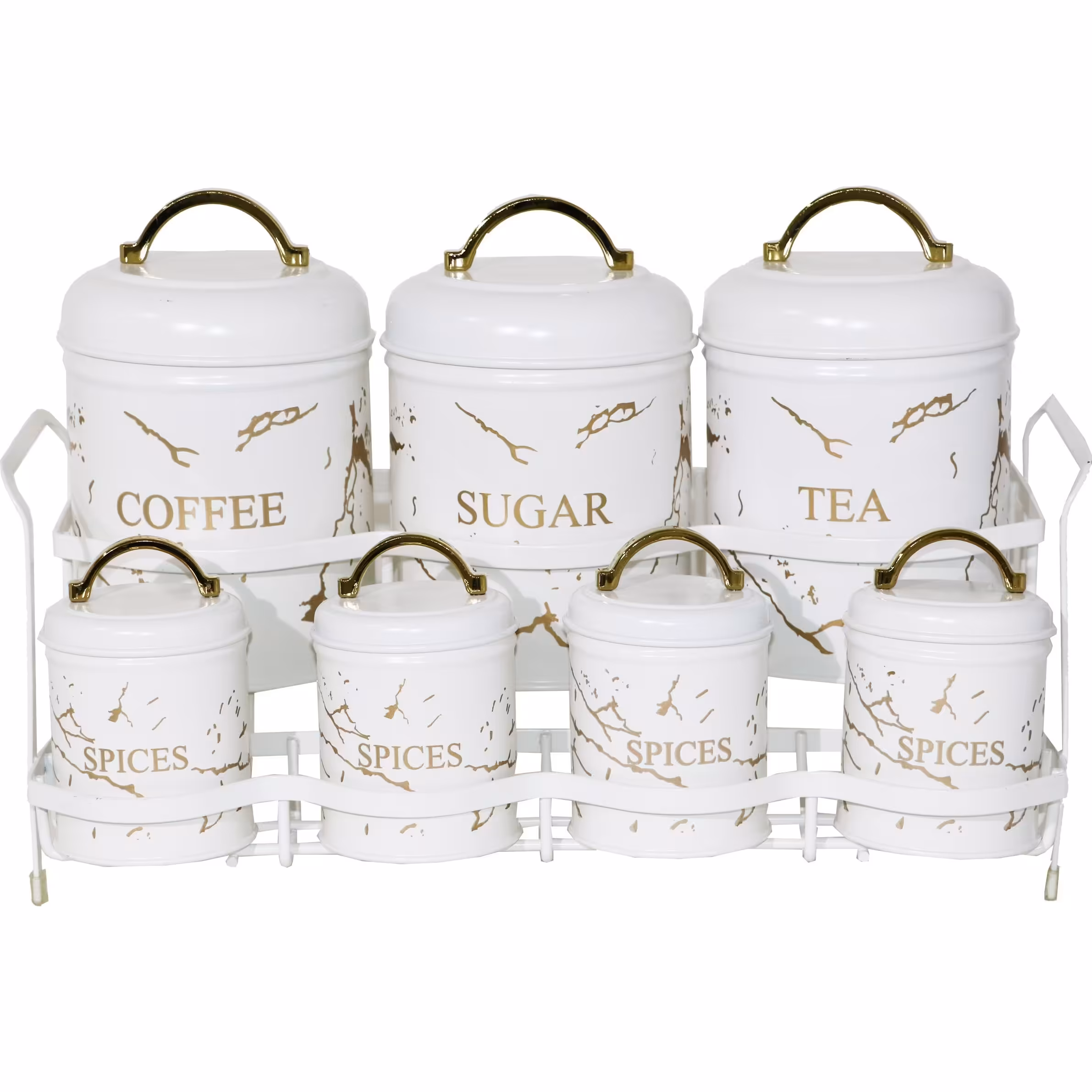 ست پاسماوری 8پارچه طرح ماربل درب فلزی برند بی وی کی ،ناموجود