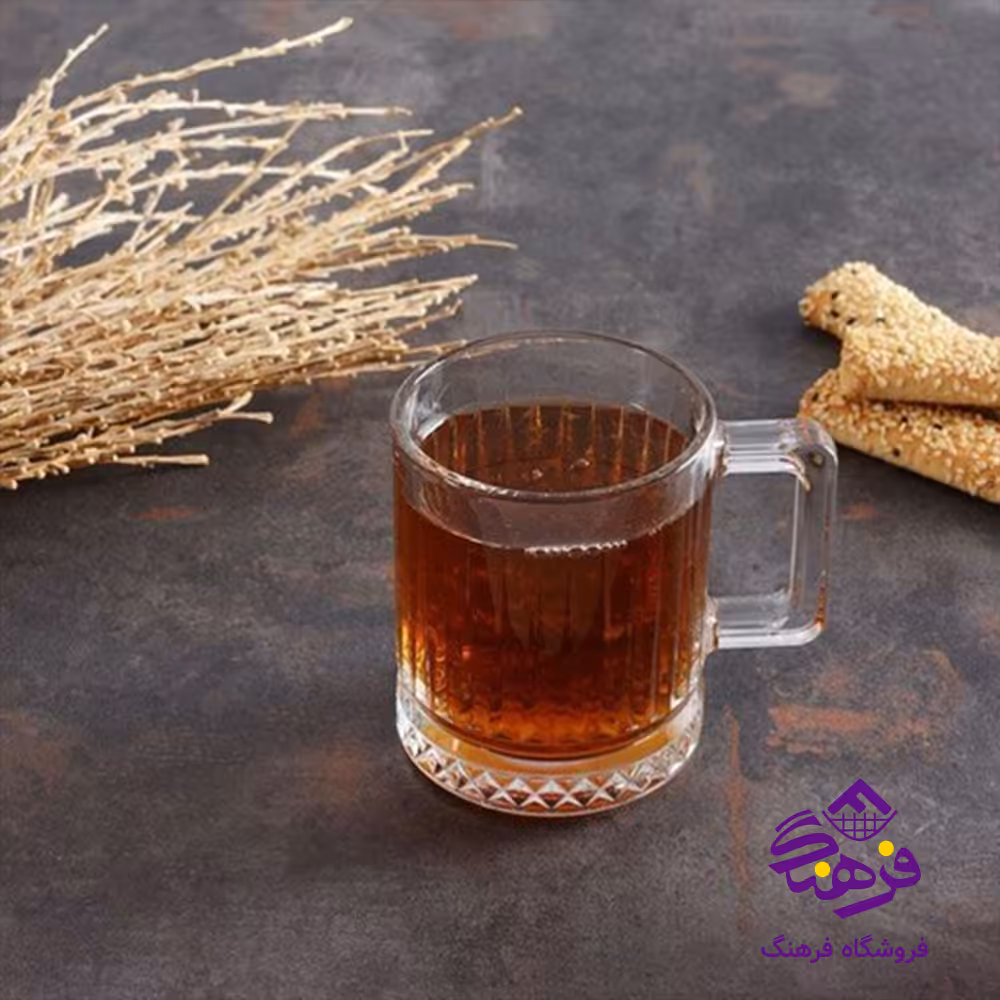 لیوان ارغوان دسته دار کادو زنگان 1426 (6دک)