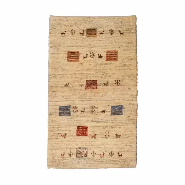 گبه دستباف مدل درخشان کد 40101218(فروش چکی 6 ماهه با کد تخفیف farshgereh)