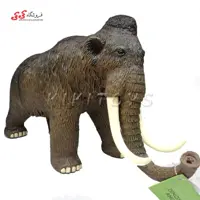اسباب بازی فیگور حیوانات ماموت نرم بزرگ Mammoth figure X055