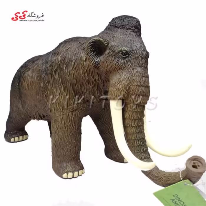 اسباب بازی فیگور حیوانات ماموت نرم بزرگ Mammoth figure X055