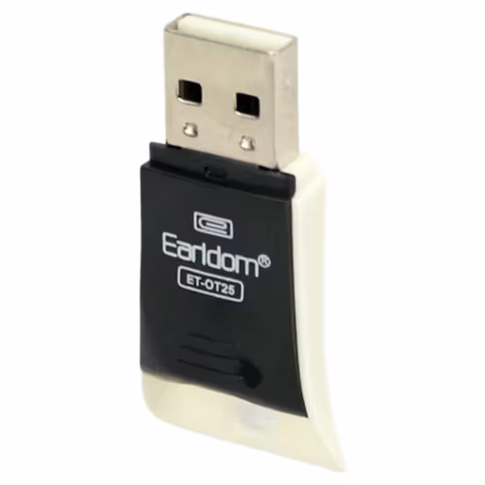 کارت خوان تک کاره Earldom USB2.0 مدل ET-OT25Earldom ET-OT25 USB 2.0 Micro SD Card Reader