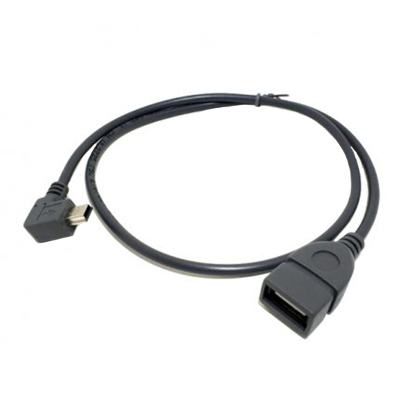 کابل miniUSB به مادگی USB چپقی مدل 009 طول 0.3 متر