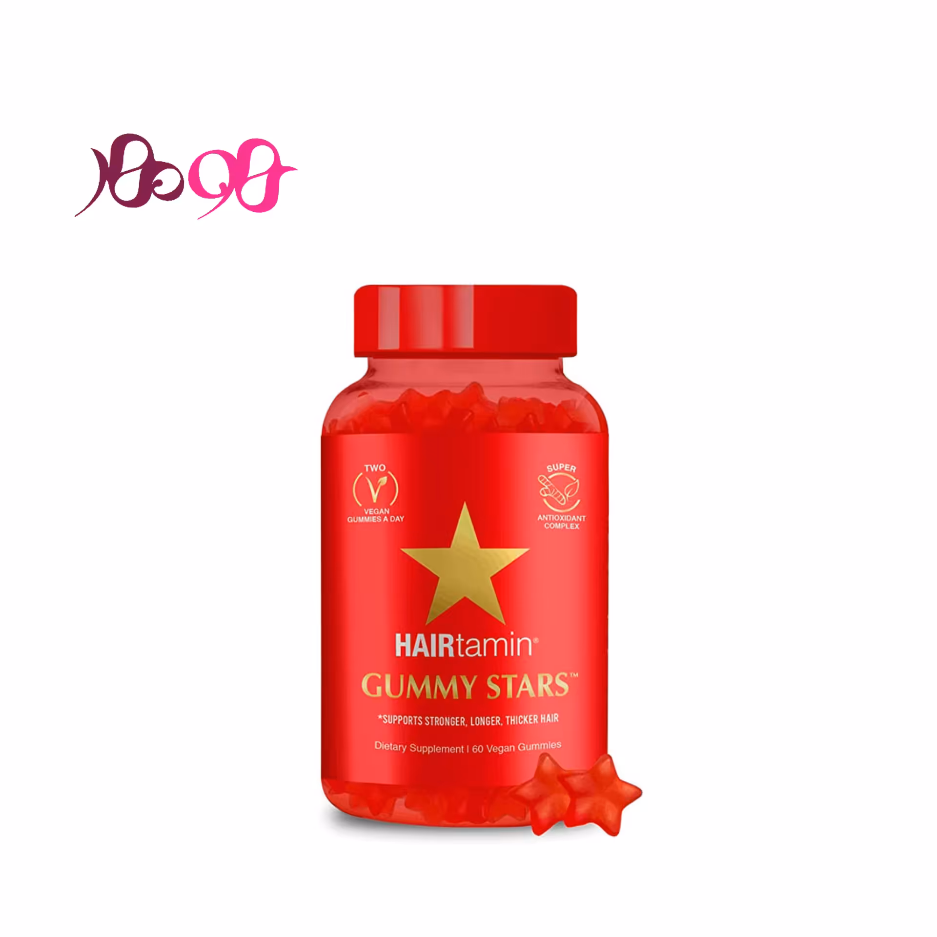 مکمل ضد ریزش مو پاستیل هیرتامین - Hairtamin Gummy Stars