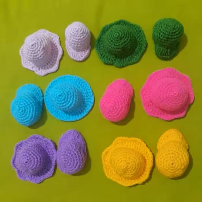 جاکلیدی ست کلاه آفتابی دختر و پسر