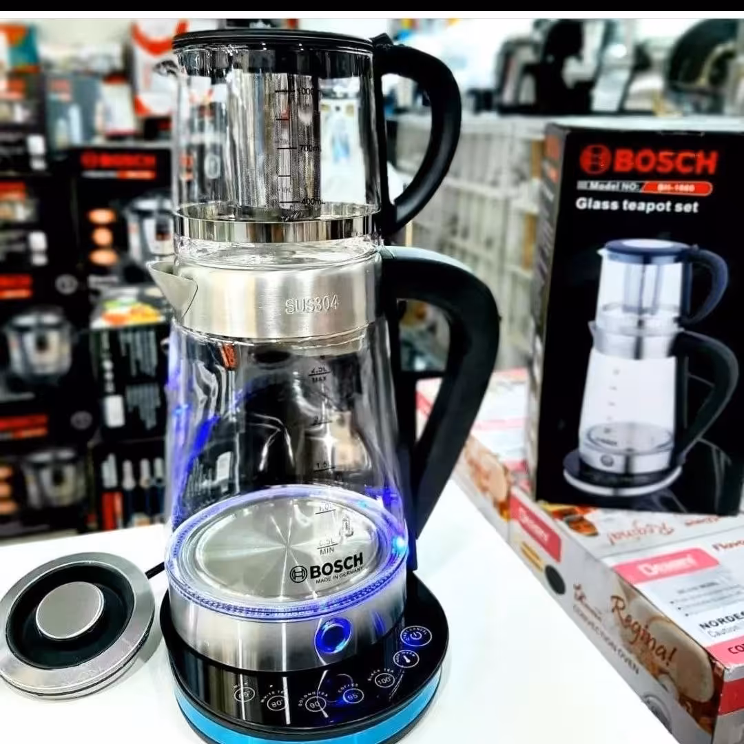 چای ساز روهمی بوش مدل 1669
حجم مخزن کتری 2لیتر،قوری1لیتر
