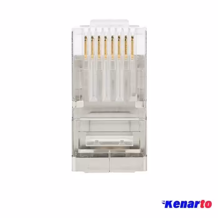 كانكتور ميان گذر CAT6 FTP فلزي بسته 10 تايي