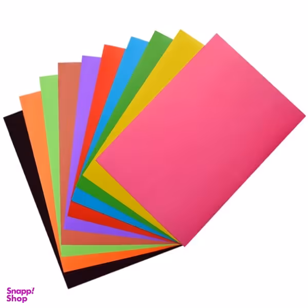 مقوا رنگ ی پشت شطرنجی سایز A3 10تایی