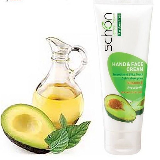 کرم های تیوپی دست و صورت  آووکادو بابونه بادام و زرد آلو شون