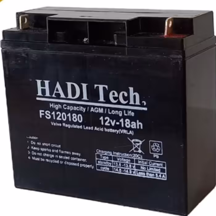 باطری یو پی اس 18 آمپر 12 ولت با کیفیت بالا برند هادیتک