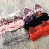 هد بند حوله ای گربه ای هولوگرامی