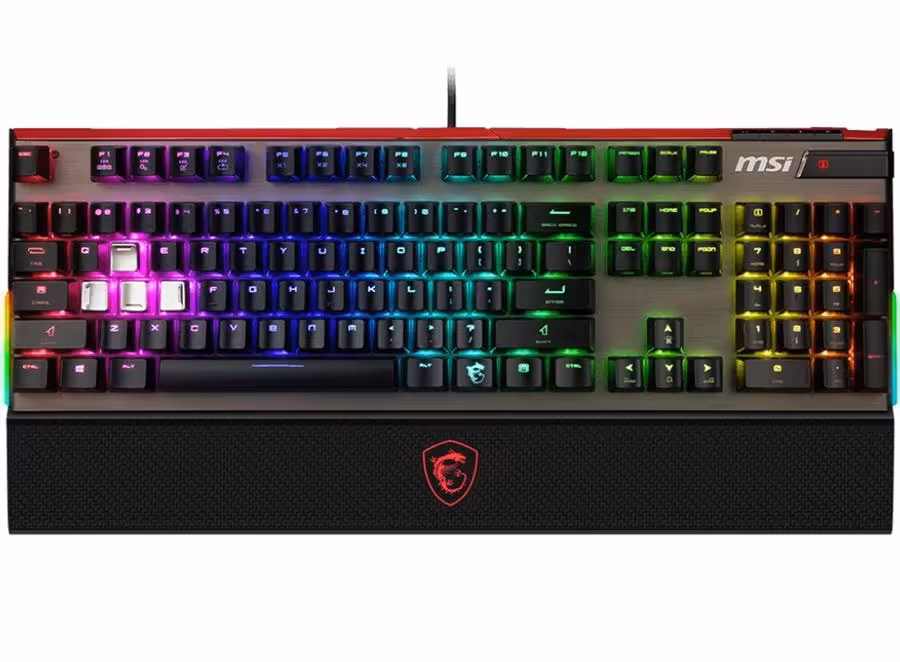 کیبورد گیمینگ ام اس آی مدل VIGOR GK80 RED