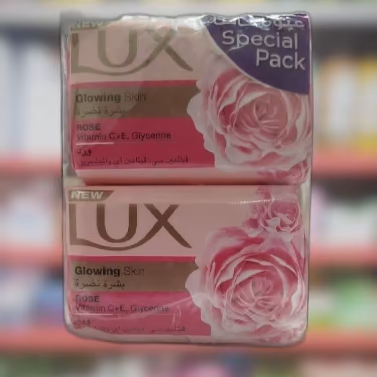 صابون 6 عددی لوکس خارجی170 گرمی اصل اورجینال عربستانی رایحه گل رز صورتی تاریخ جدید