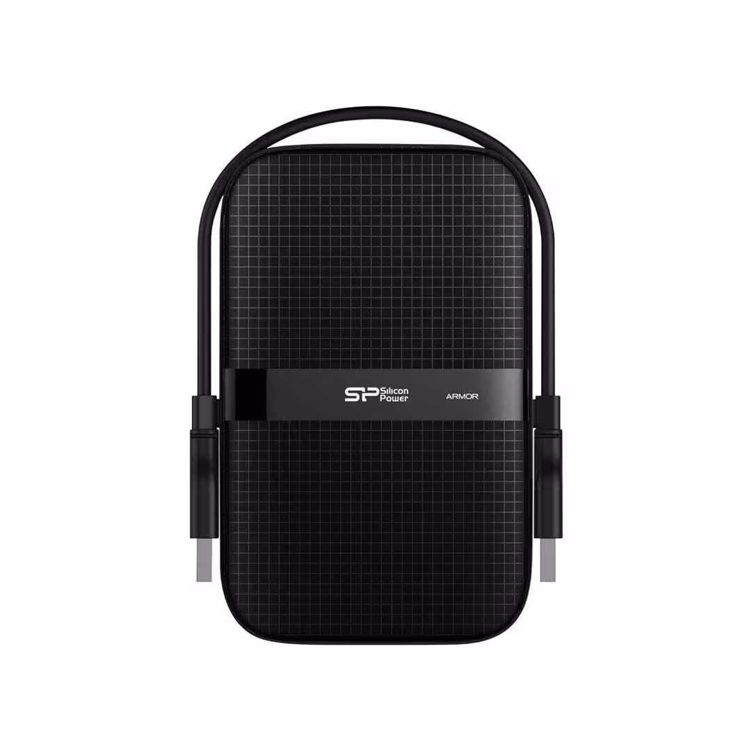 هارد اکسترنال Silicon Power مدل Armor A60 USB3.2 با ظرفیت 2 ترابایت - مشکی