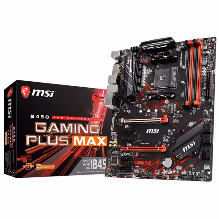 مادربرد ام اس آی مدل B450 GAMING PLUS MAX
