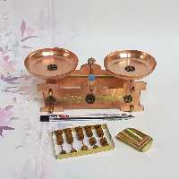 ترازو مسی با چرتکه و سرتاس (ارسال رایگان)