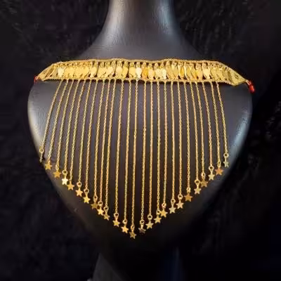 خفتبند نقره با آبکاری طلا