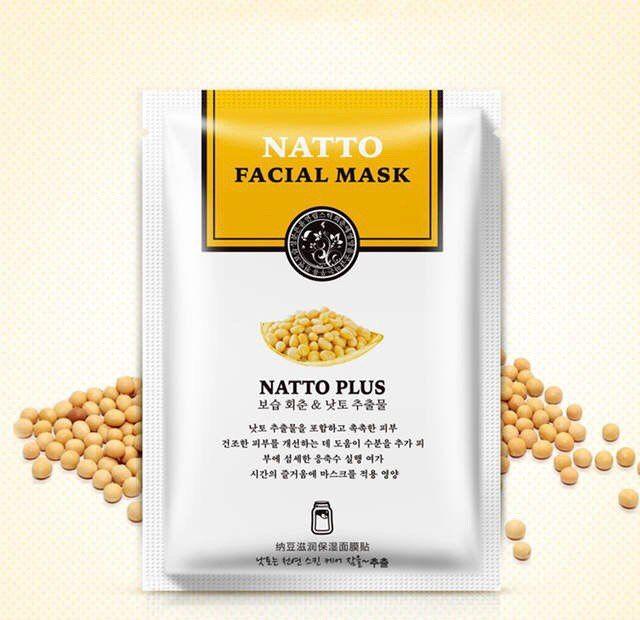 ماسک ورقه ای سویا هچانا آبرسان قوی و روشن کننده پوست HECHANA