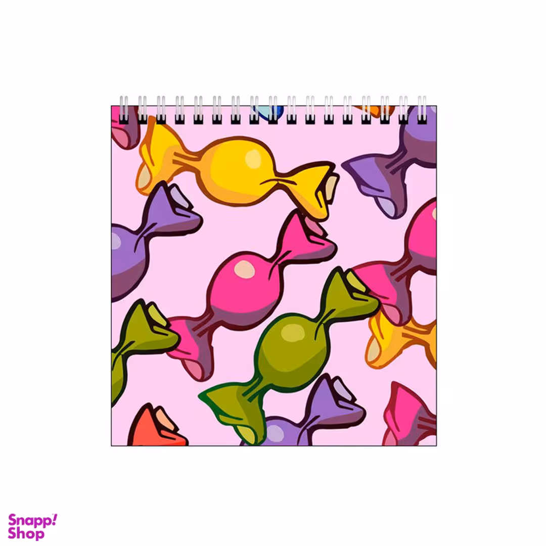 دفتر طراحی بامبیلیپ طرح پترن آبنبات های رنگی کد 7838910