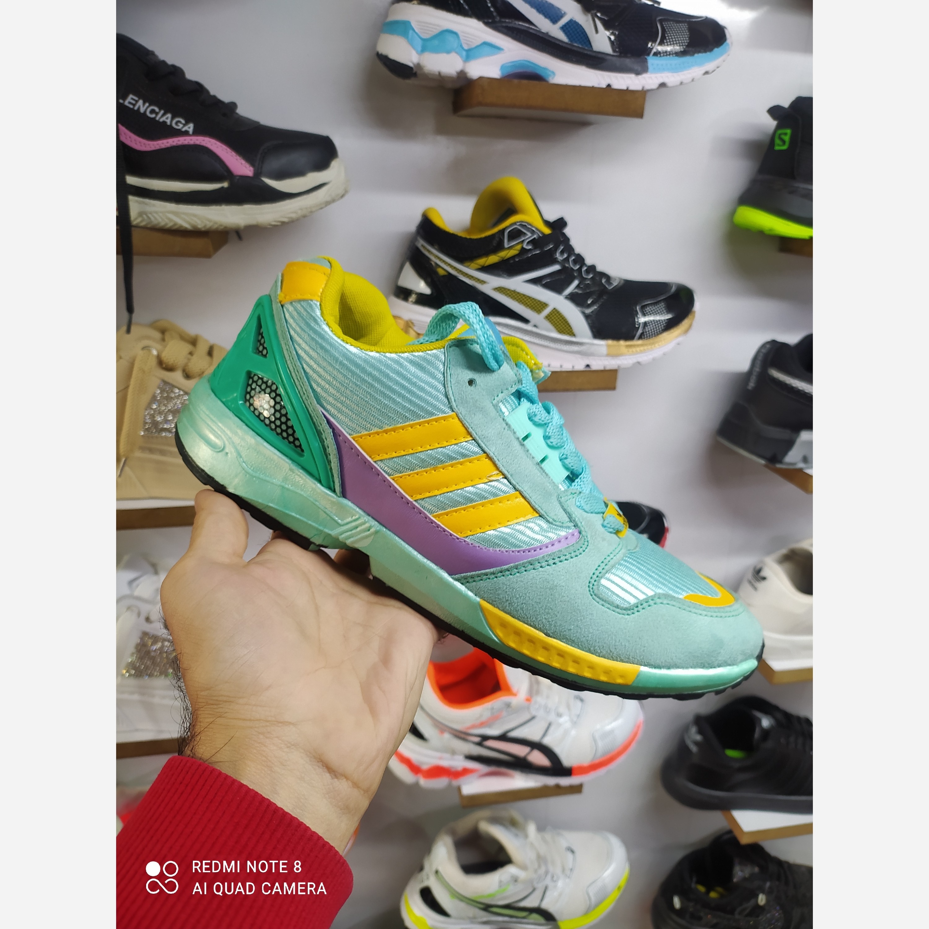 کفش اسپرت مردانه آدیداس زدایکس 8000 کفدوخت کیفیت عالی سایز 41 تا 44 کد 543