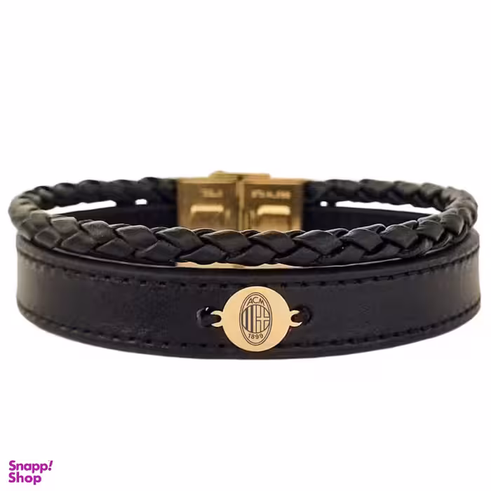 دستبند طلا 18 عیار مردانه لیردا مدل آس میلان 13402