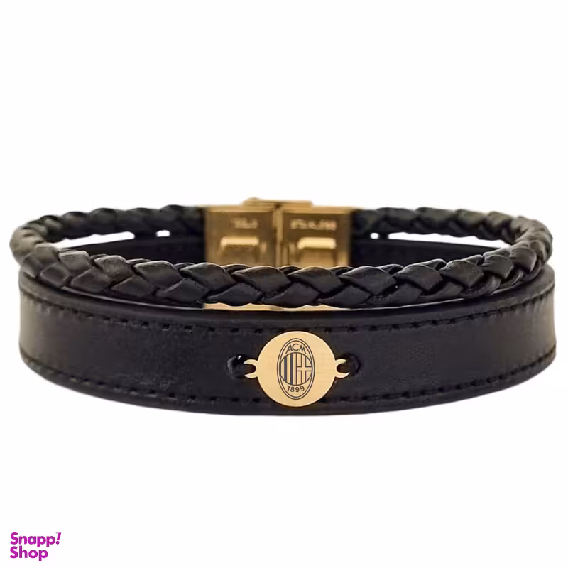 دستبند طلا 18 عیار مردانه لیردا مدل آس میلان 13402