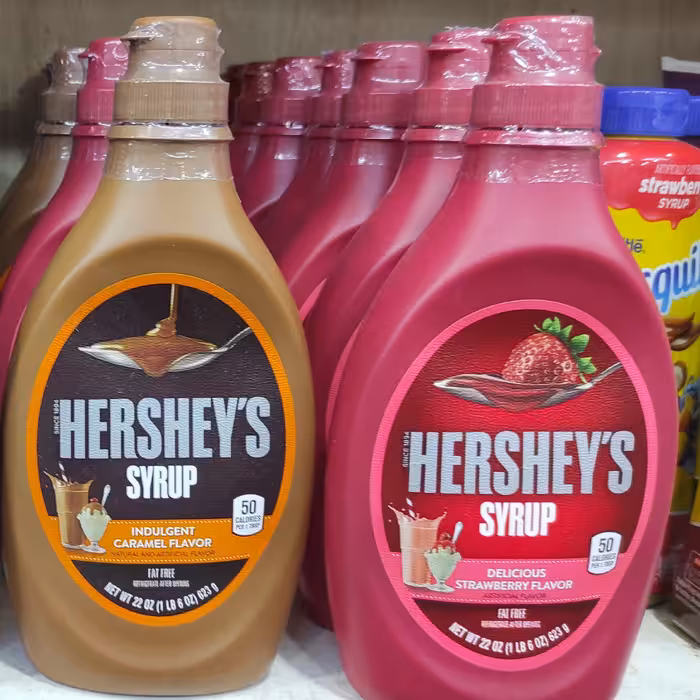 سیروپ سس توت فرنگی هرشیز (680گرم) ارسال رایگان Syrup Hersheys