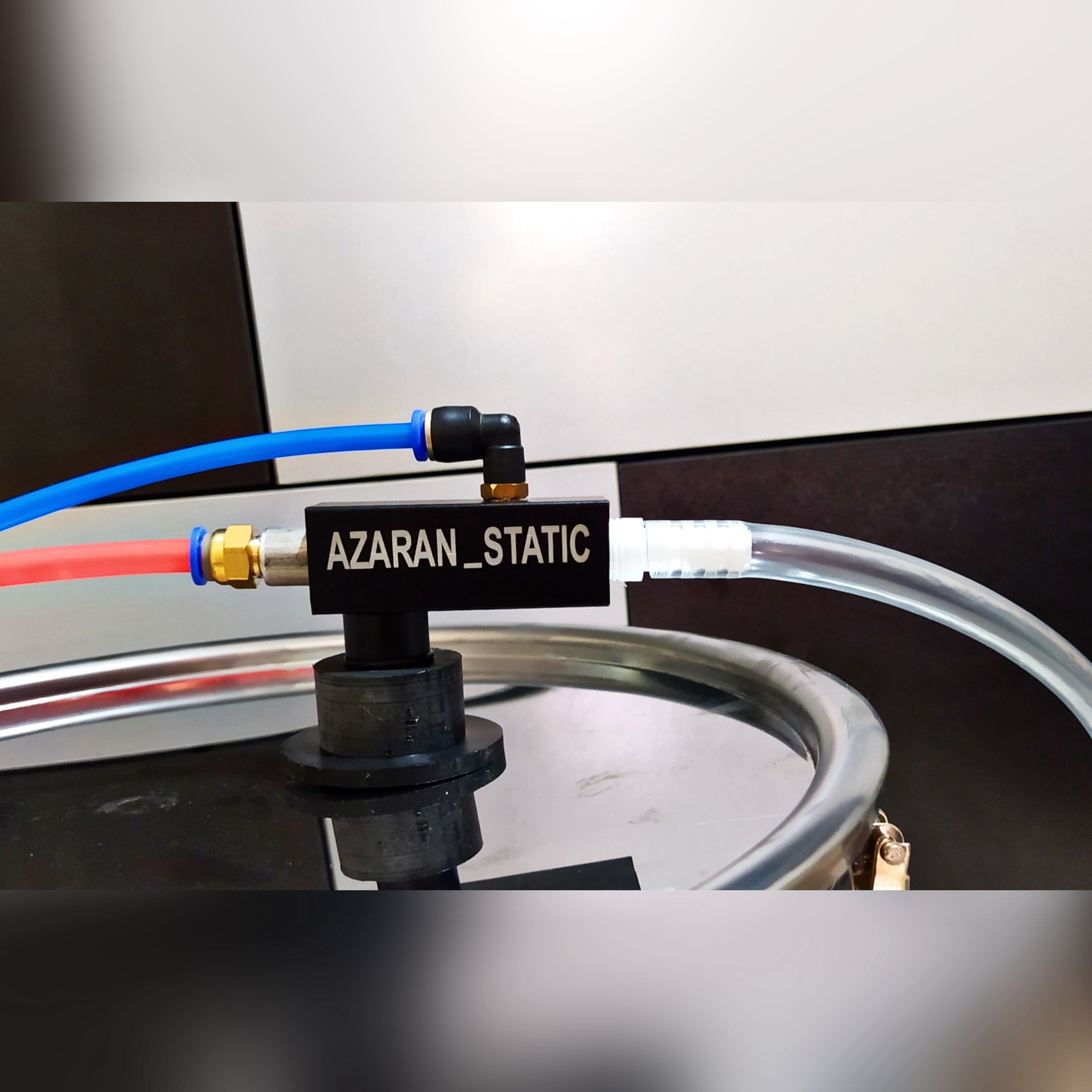 شیر انژکتور یا شیر وکیوم دستگاه الکترو استاتیک رنگ پودری