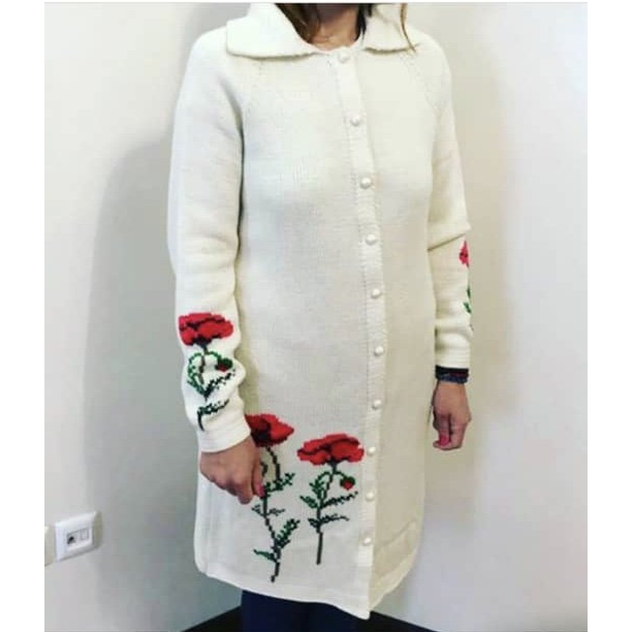 مانتو زنانه گلدوزی شده