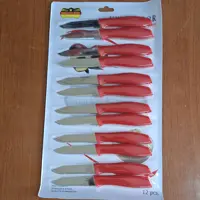 کارد میوه  12 عددی مارک رومانتیک هوم.دسته ابی