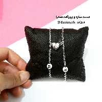 ست دستبند مگنتی دوستی با حروف دلخواه یا ست دستبند حروف مگنتی استیل رنگ ثابت 