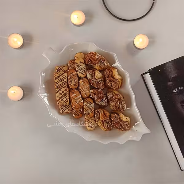 دیس سرامیکی مدل برگ SN2018L