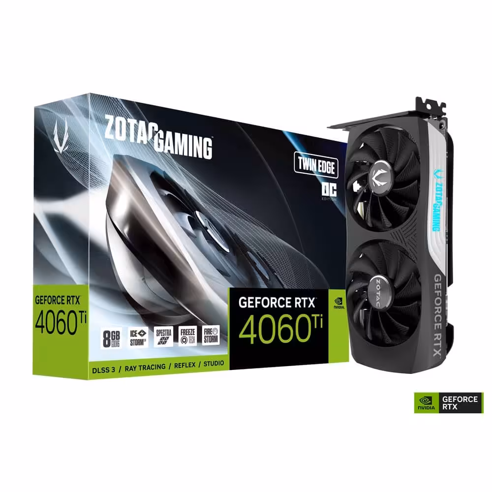 کارت گرافیک زوتک ZOTAC RTX 4060Ti Twin Edge OC 8GB