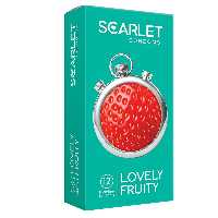 کاندوم اسکارلت مدل LOVELY FRUITY بسته 12 عددی