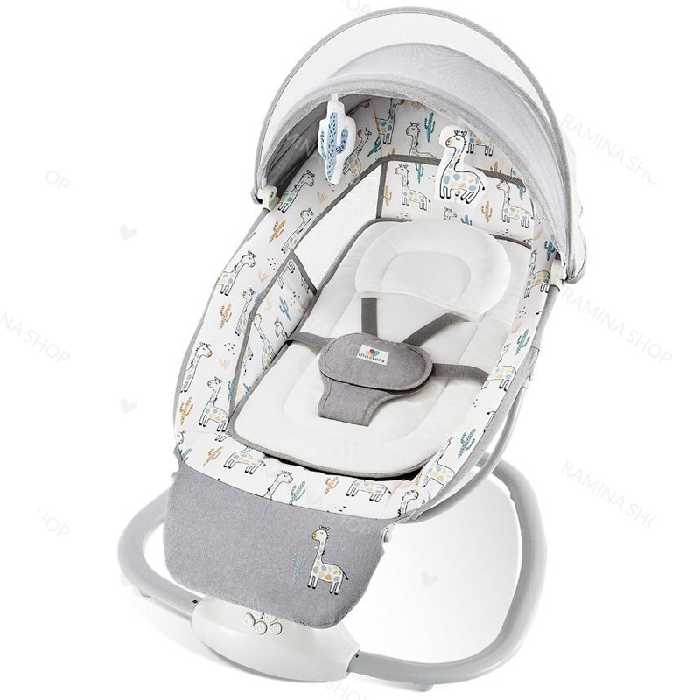 گهواره برقی نوزاد 3 کاره طرح کاکتوس کد 8207 ماستلا Mastela