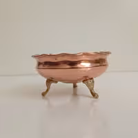 بستنی خوری مسی  سه پایه برنجی  ساخت زنجان نانو شده