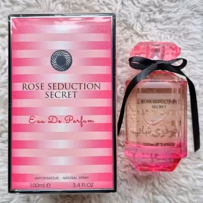 عطر ادکلن زنانه و‌یکتـو‌ر‌یا سکر‌ت مدل رز سداکشن سکر‌ت اورجینال فر‌اگر‌نس و‌رد