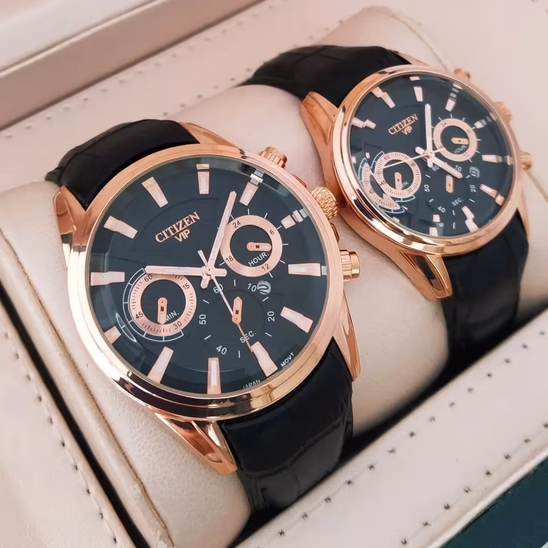 ساعت ست  سیتیزن موتور میوتا  ژاپن درجه  کیفیت  AAA قاب استیل رنگ ثابت