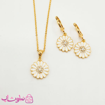 نیم ست زنانه YSX طرح بابونه طلایی کد 2991