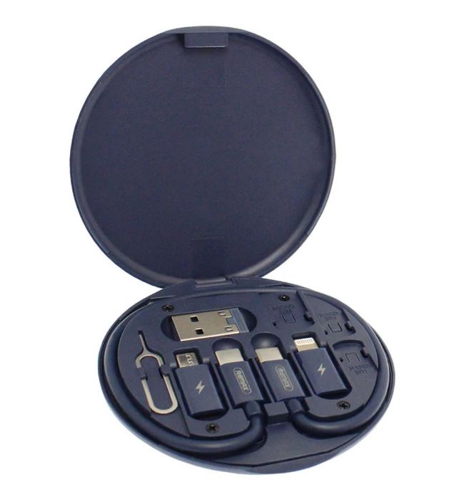 کابل تبدیل USB-C به USB-C / لایتنینگ / USB / micro USB مدل 60w طول 28 سانتی متر