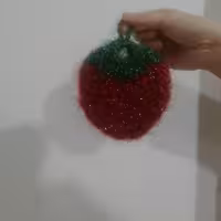 اسکاچ توت فرنگی  -مناسب برای شستن ظروف-خرید اسکاج- اسکاج بافتنی