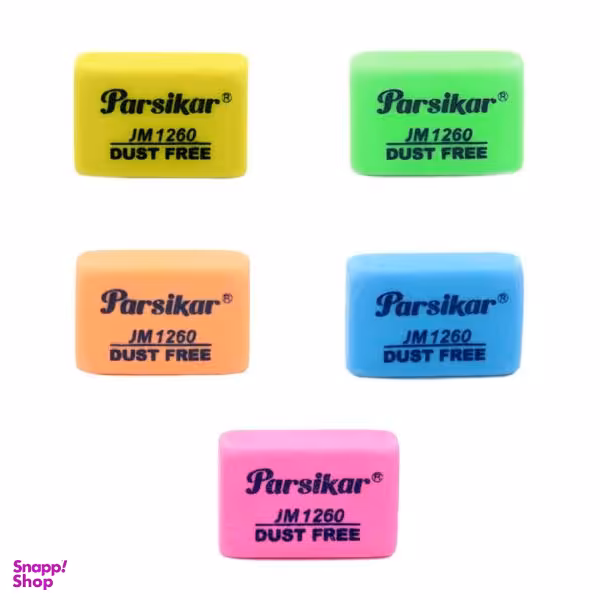 پاک کن پارسیکار مدل حیوانات مجموعه 5 عددی