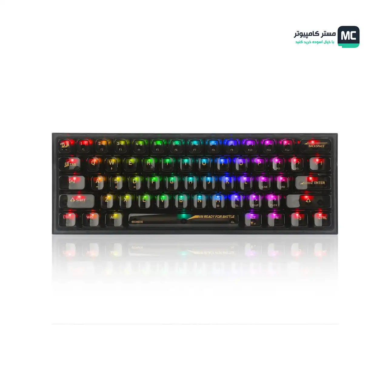 قیمت و خرید کیبورد مکانیکال ردراگون K617 CTB RGB Black