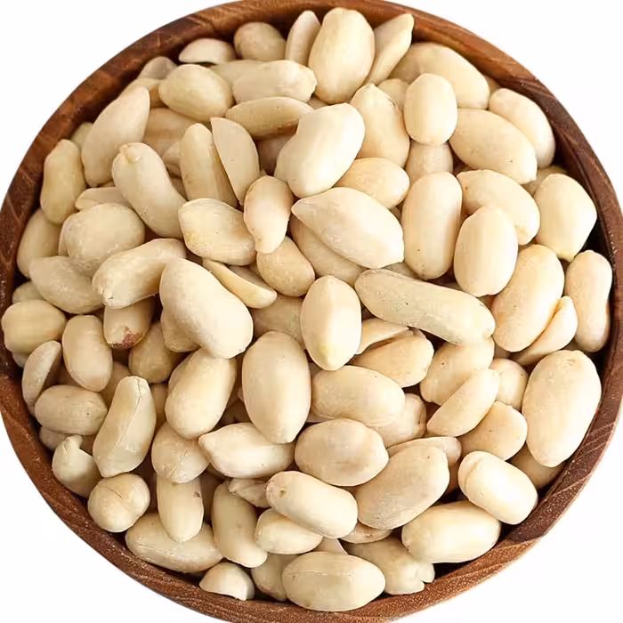 مغز بادام زمینی پوست کنده خام(1000گرمی)عطار کده