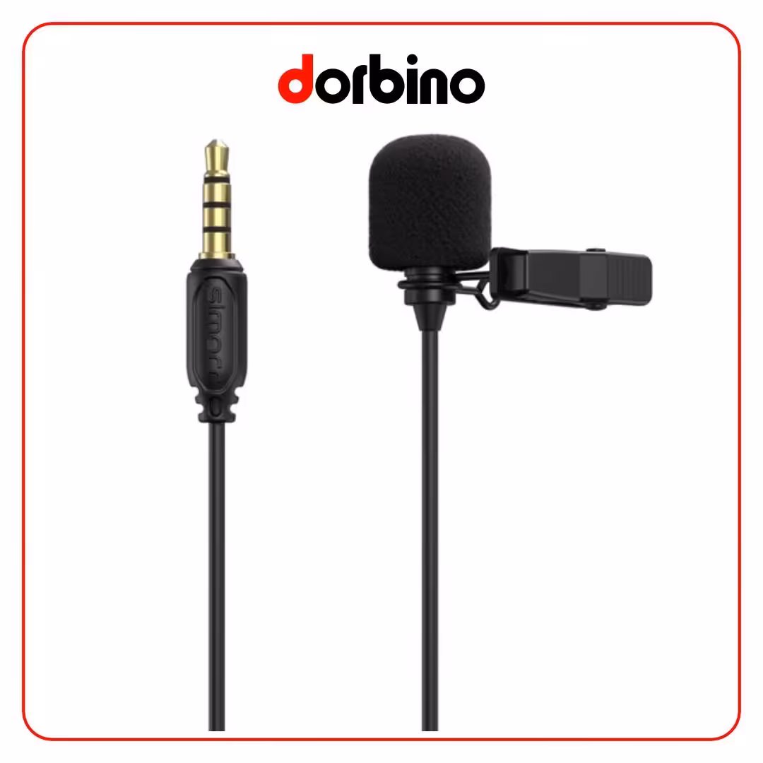 میکروفون Smallrig simorr Wave L1 Lavalier Microphone for Smartphones with 3.5mm TRRS (Black) - فروشگاه دوربین دوربینو