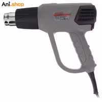 سشوار صنعتی کرون 2000 وات دیمدار به همراه لوازم جانبی کد CT19007